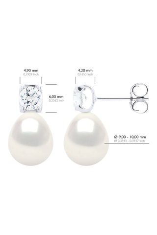 Oorbellen Zilver en Cultivéparel