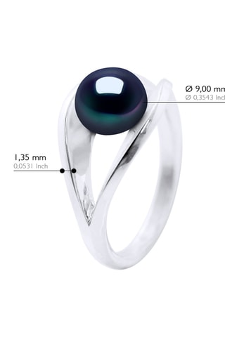 Ring Zilver en Zoetwatercultivéparel