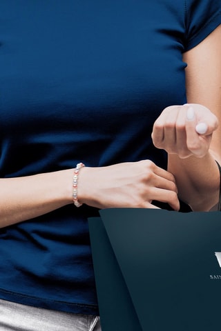 Armband Zilver en Cultivéparel