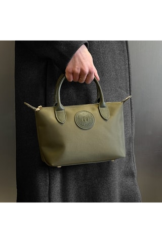 Leren Handtas - Groen