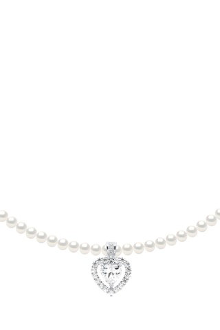 Ketting Zilver en Zoetwatercultivéparel