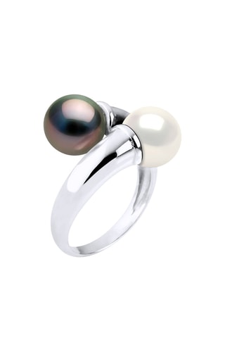 Ring Zilver en Zoetwatercultivéparel