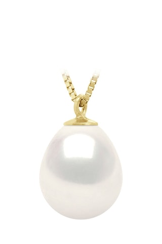Ketting Witgoud en Zoetwatercultivéparel