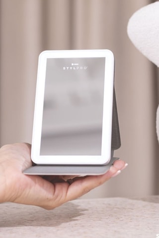 Mini miroir avec éclairage LED