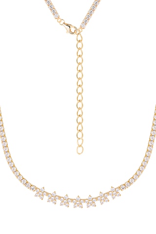 Collier - Argent plaqué or jaune