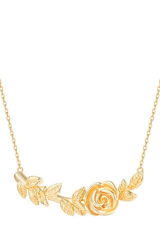 Collier - Argent plaqué or jaune