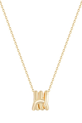 Collier - Argent plaqué or jaune