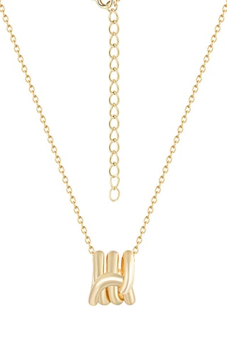 Collier - Argent plaqué or jaune