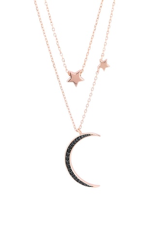 Collier - Argent doré à l'or fin rose