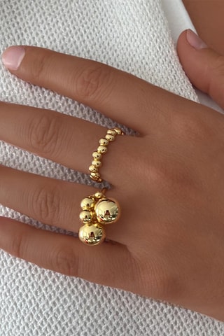 Ring Zilver Doublé Geelgoud