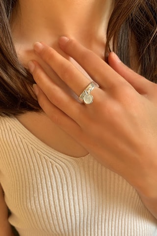 Ring Zilver Doublé Geelgoud
