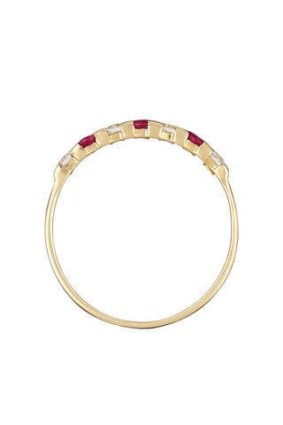 Bague Rubis Sacré - Or jaune et rubis