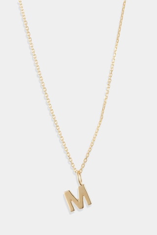 Pendentif Lettre M Or Jaune
