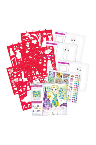 Kit de colorir moda A partir dos 8 anos