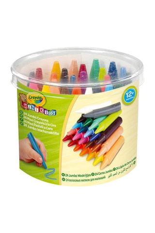 24 Maxi lápis de cera - A partir do 1 ano