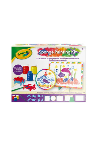 Kit de pintura com esponja - A partir dos 5 anos