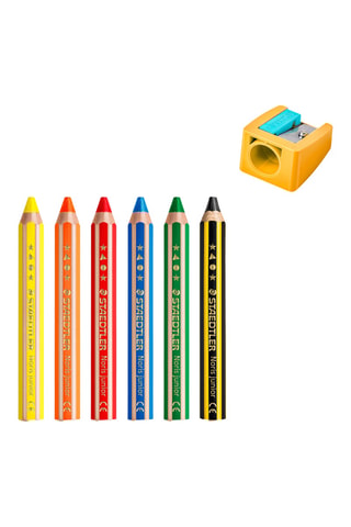 6 crayons de couleurs - Dès 2 ans