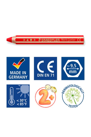 6 crayons de couleurs - Dès 2 ans