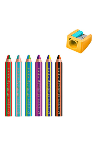 6 crayons de couleurs - Dès 2 ans