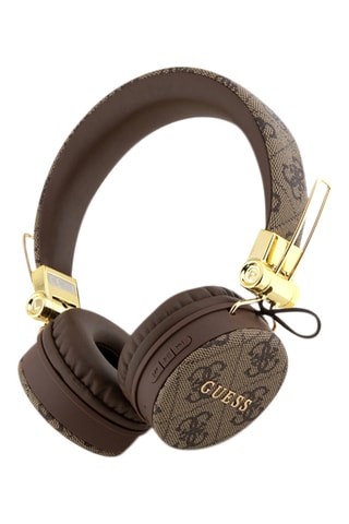 Auscultadores estéreo Guess - 4G - Bluetooth - Castanho