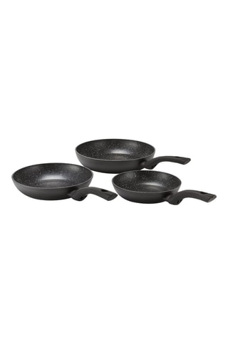 3 Koekenpannen Kitchen Rock - 20/24/28 cm 