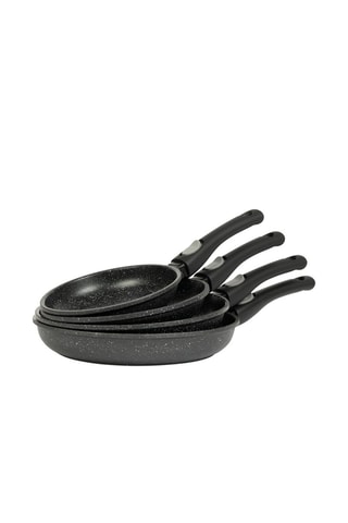 4 Koekenpannen 20, 24, 28 en 30 cm