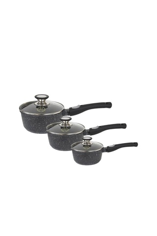 3 Steelpannen met Greblon® C3 Bekleding - 16, 18 en 20 cm