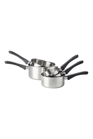5 Roestvrijstalen Steelpan Polo - 12/14/16/18/20 cm - 0,7/1,1/1,5/2/2,8 l