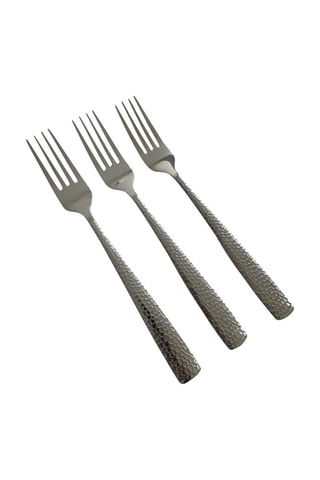 3 vorken van roestvrij staal