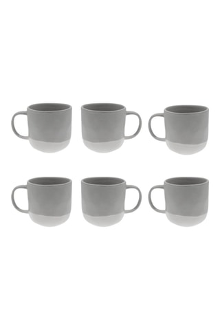 6 Keramische Mokken Terre de Sienne - 12,5 cm