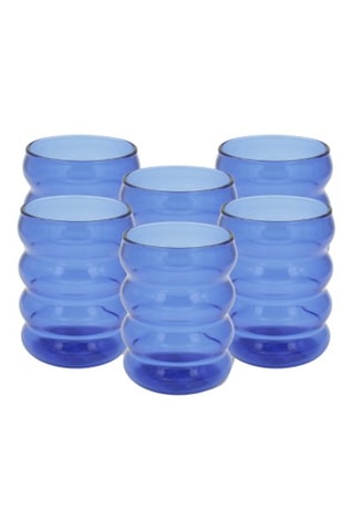 6 Glazen Santorin 