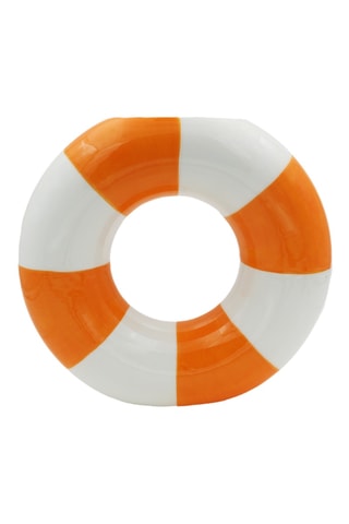 Vaas Studio Rosalie - 19 x 6 x 20 cm - Oranje en Wit