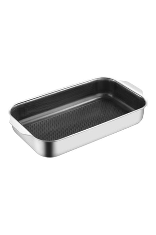Roestvrijstalen Ovenschaal Napoli -  30 x 16 x 6 cm