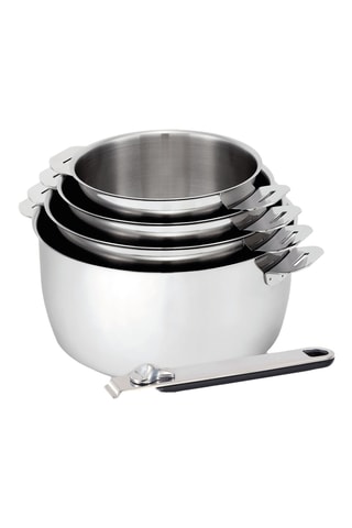 4 Steelpannen en 1 Afneembare Steel Roestvrij Staal Move On