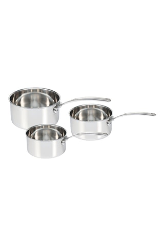 3 Roestvrijstalen Steelpannen Tri Lux - 16/18/20 cm