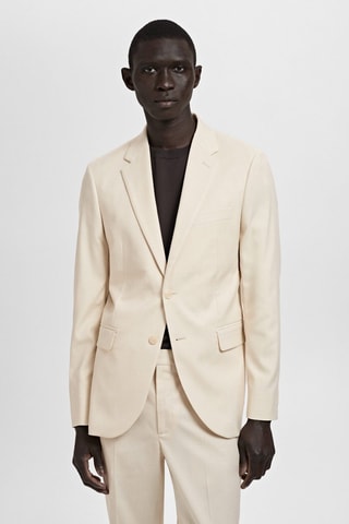 Veste costume Milán slim-fit - Écru