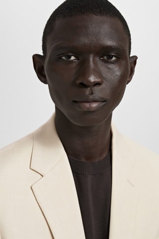 Veste costume Milán slim-fit - Écru