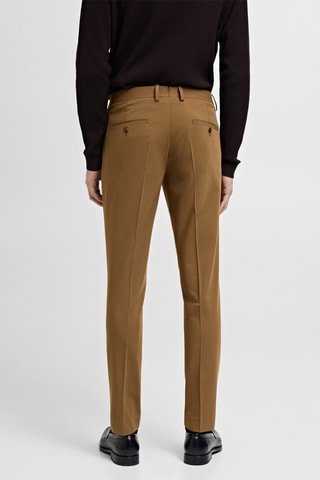 Pantalon costume Parí super slim-fit - Jaune foncé