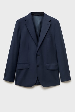 Veste costume Venecia 100 % laine vierge - Bleu marine