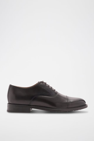Chaussures style richelieus cuir - Marron