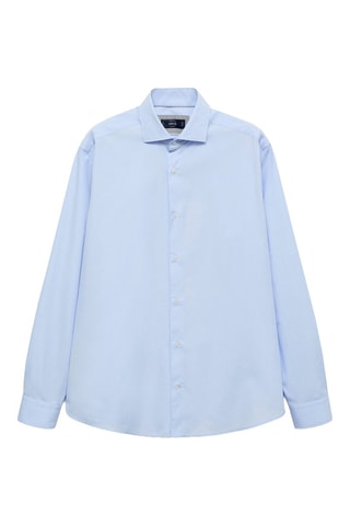 Chemise regular-fit 100 % coton - Bleu