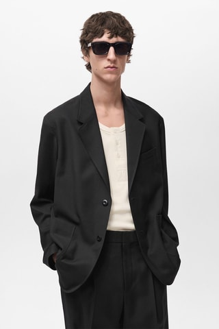 Veste costume relaxed-fit - Noir
