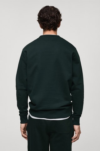 Sweat-shirt coton regular - Vert