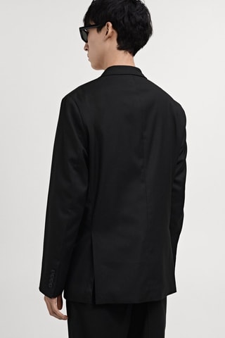 Veste de costume Boston coupe regular croisée - Noir