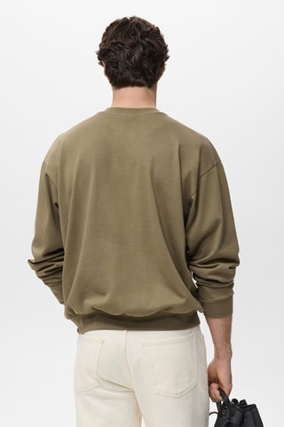 Sweat 100 % coton relaxed-fit - Kaki