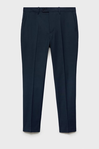 Pantalon costume Milán slim-fit - Bleu marine