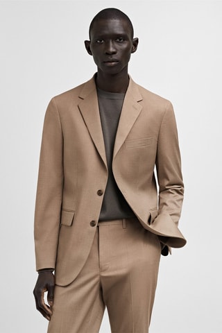 Veste costume Milán slim-fit - Beige
