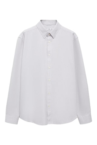 Chemise oxford 100 % coton - Gris