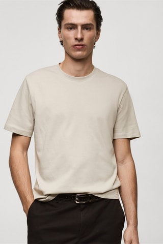 T-shirt regular fit - Gris