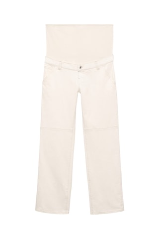 Jean de grossesse wideleg - Blanc